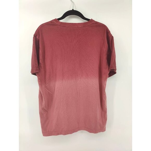 American Eagle Super Soft Ombre Logo Embroidered T-shirt Size M - Picture 7 of 9